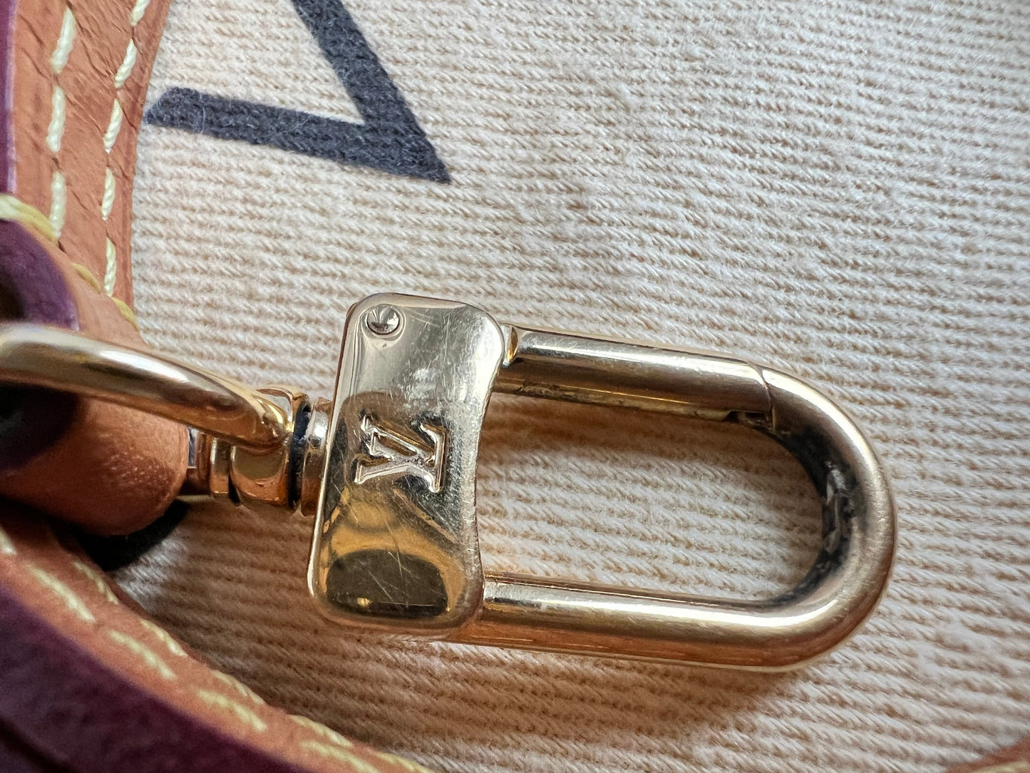 Louis Vuitton Red and Monogram Pallas Pochette
