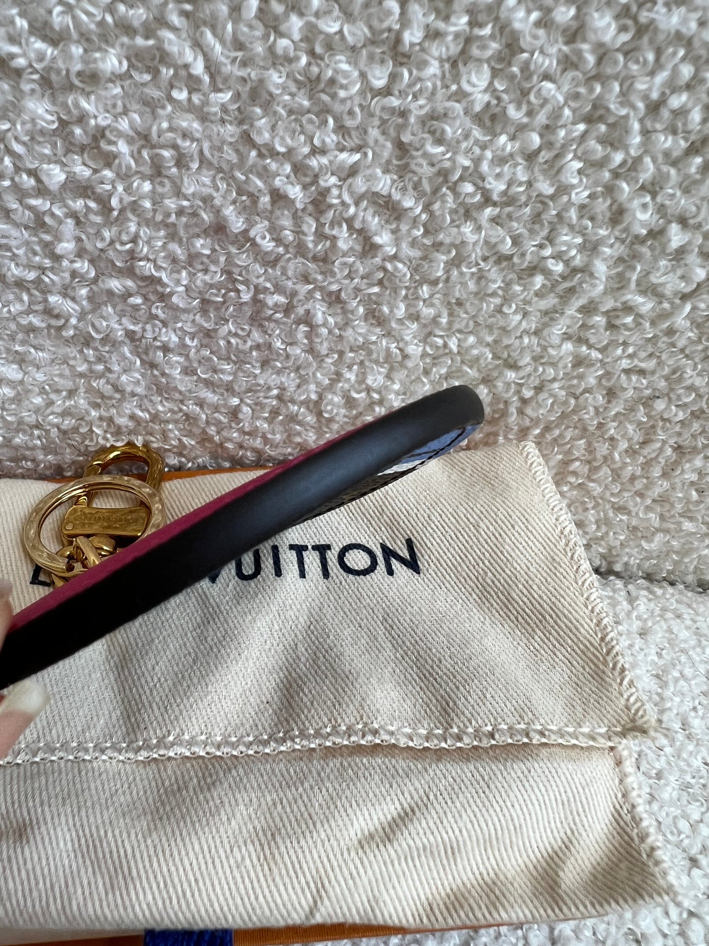 Louis Vuitton Limited Edition Bears Animation Print Monogram Keyring Bag Charm (RRP £245)