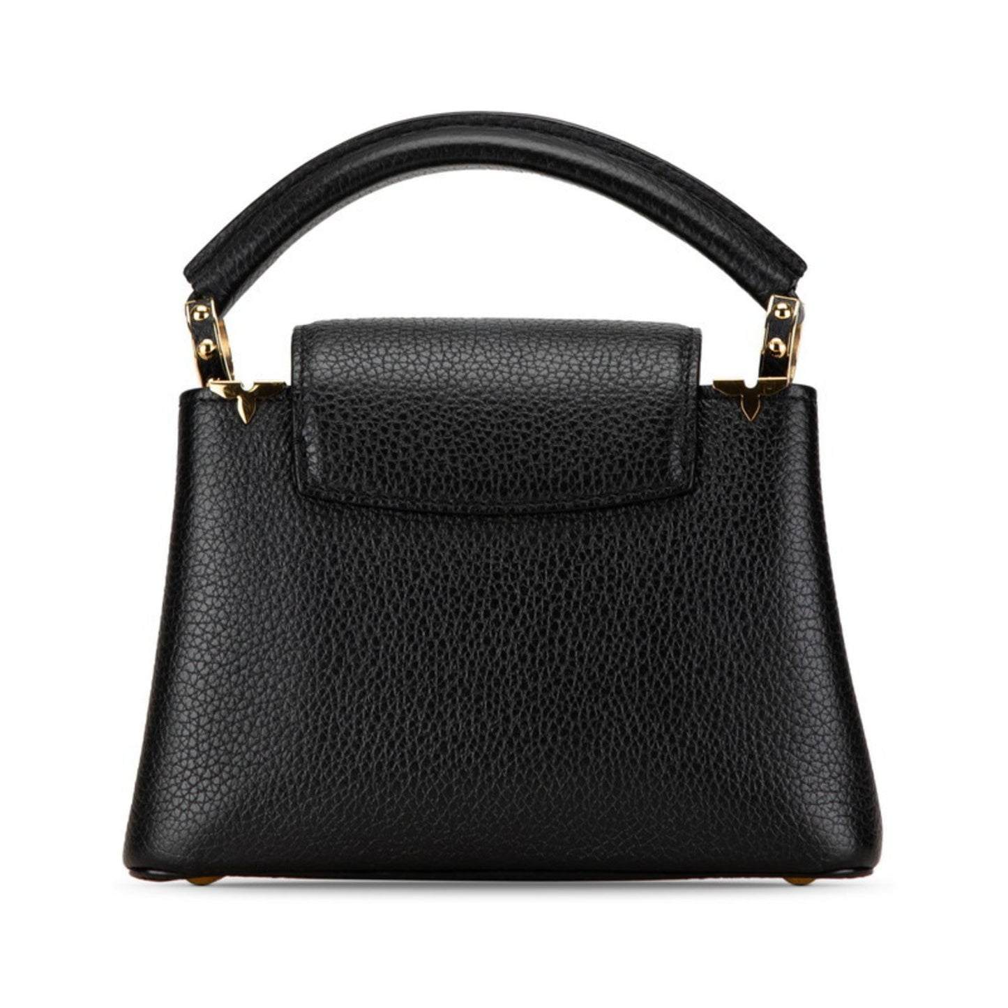 Louis Vuitton Noir Leather Handbag Shoulder Bag
