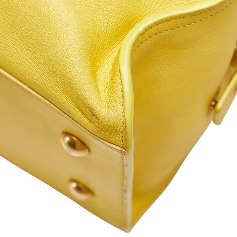 Saint Laurent Petit Cabas Y Line Leather 2Way Bag