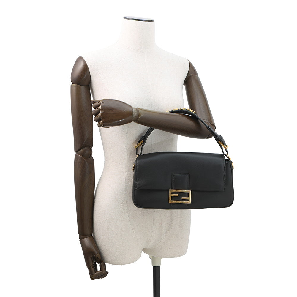 FENDI Stefano Pilati Collaboration Baguette Shoulder Black8BR822 Nappa Leather