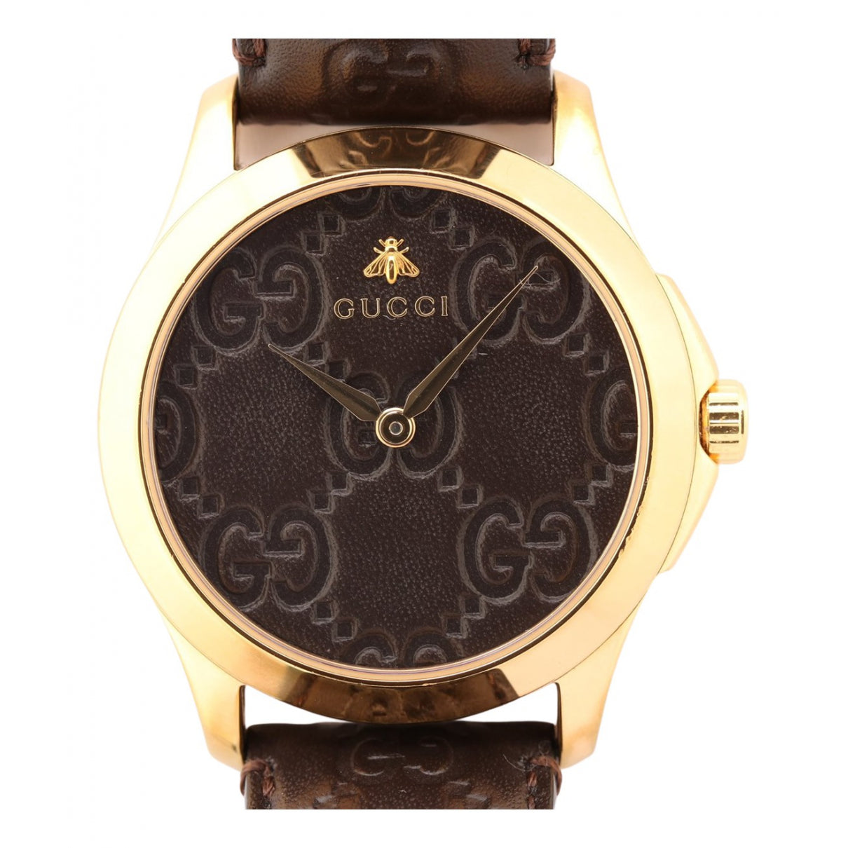 Gucci g-timeless gold plated watch