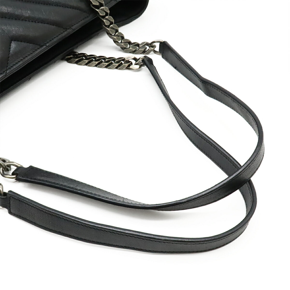 Saint Laurent Leather Red Shoulder Bag Style 24