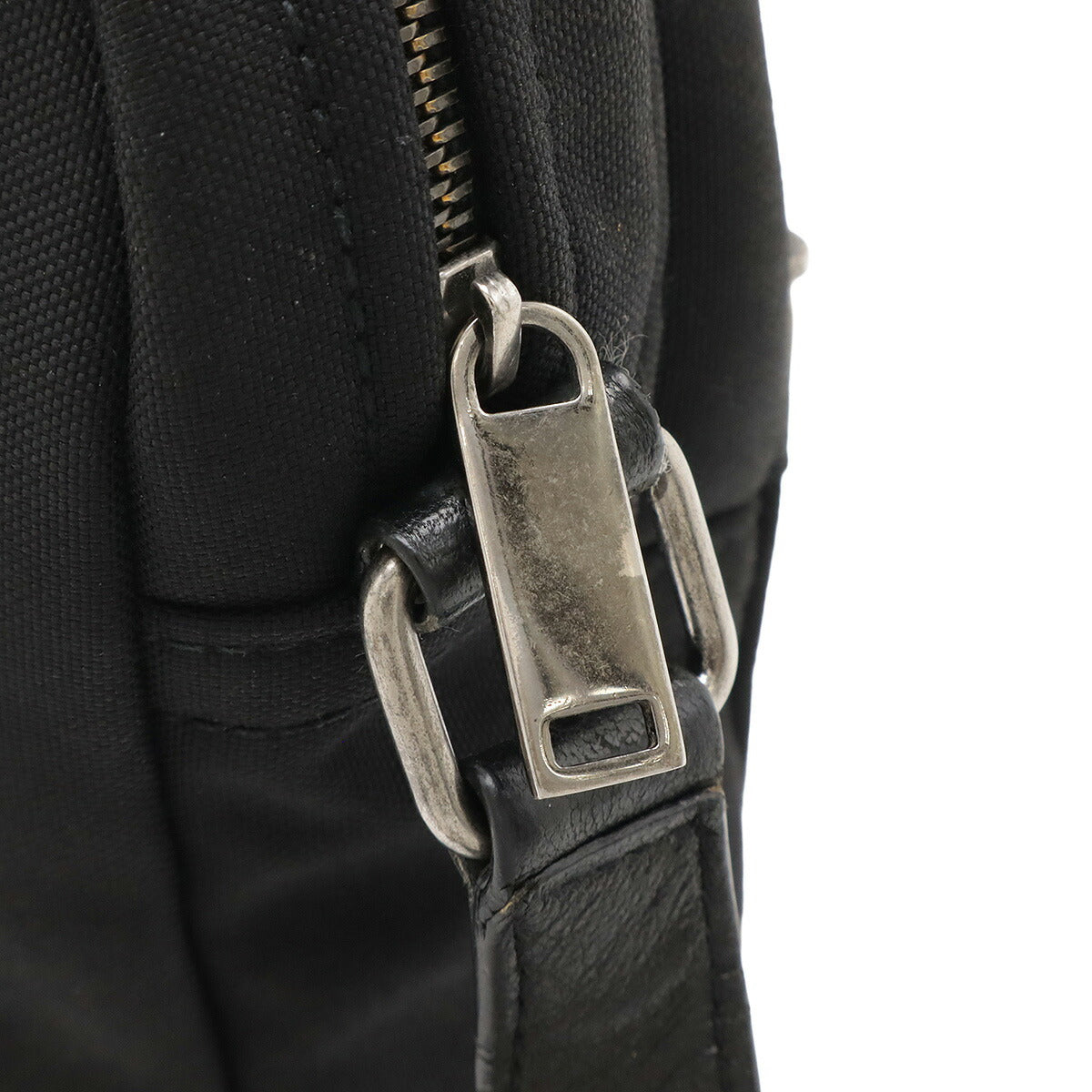 Saint Laurent Canvas Leather Shoulder Bag
