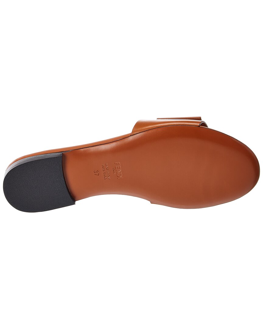 Fendi Ff Leather Sandal