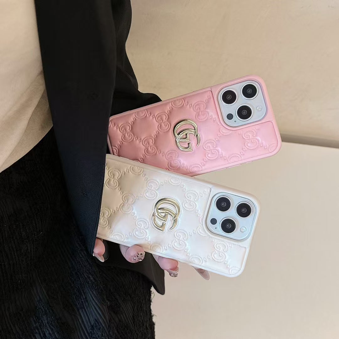 Luxury GG Quilted Lady Phone Case