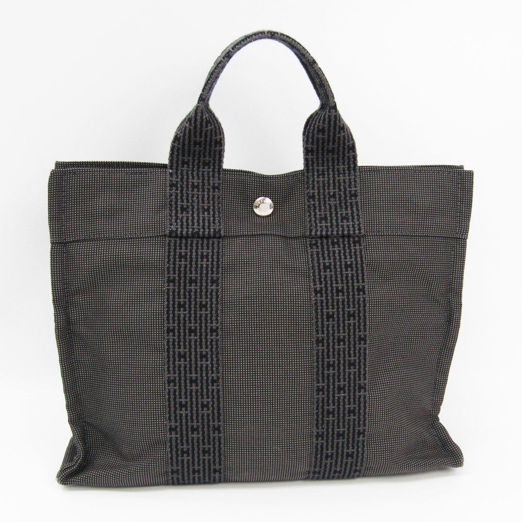 Luxury Hermes Gray Canvas Herline Pm Tote