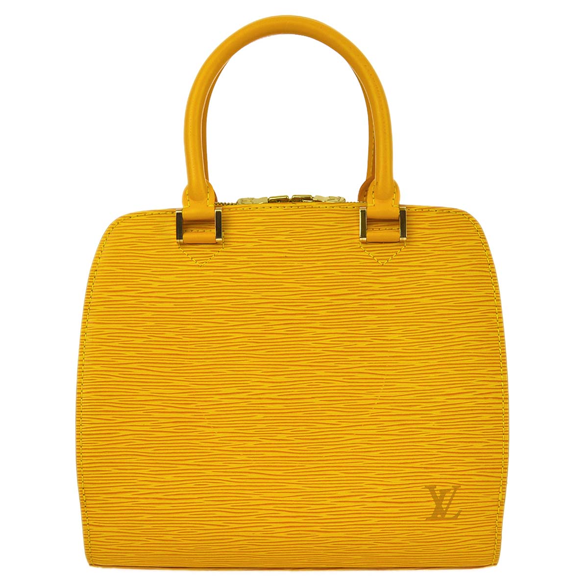 Louis Vuitton 1998 Yellow Epi Pont Neuf Handbag M52059