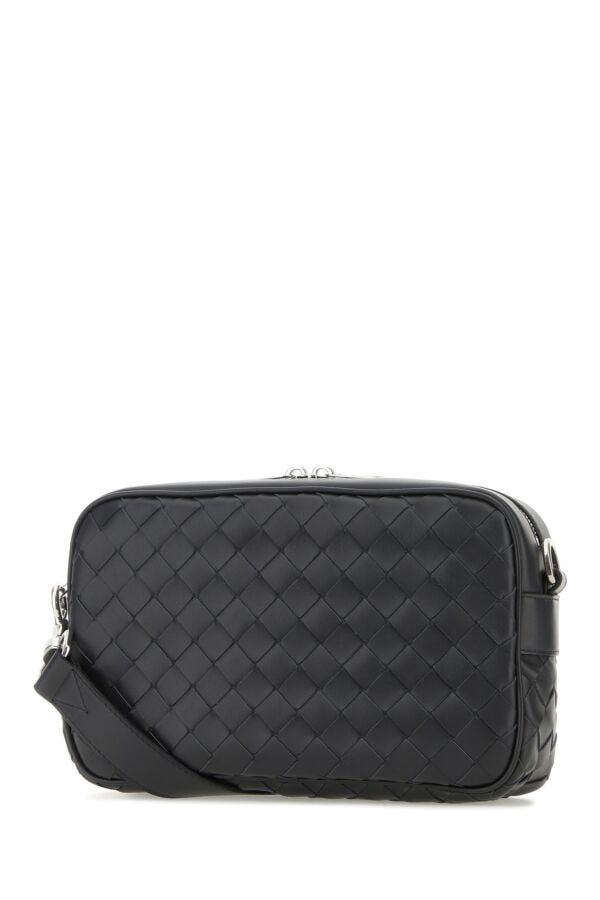 Bottega Veneta Man Slate Leather Crossbody Bag