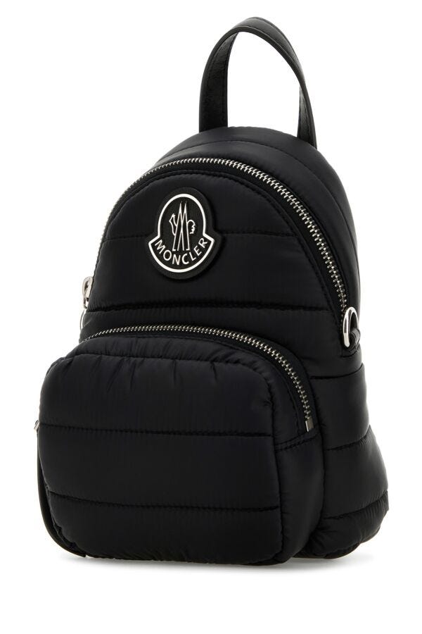 Moncler Woman Black Nylon Kilia Crossbody Bag