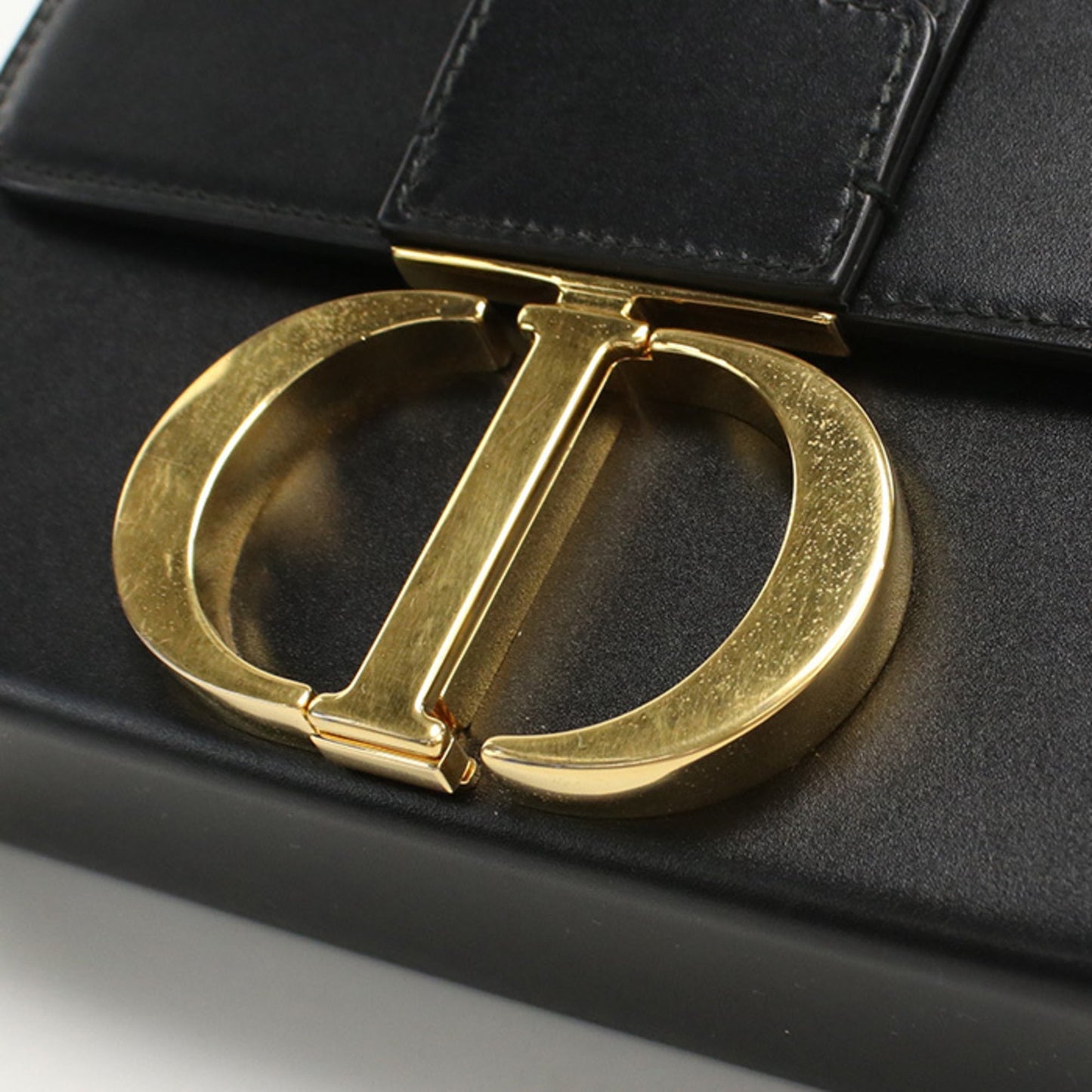 Christian Dior Black Leather Shoulder Bag Style 3