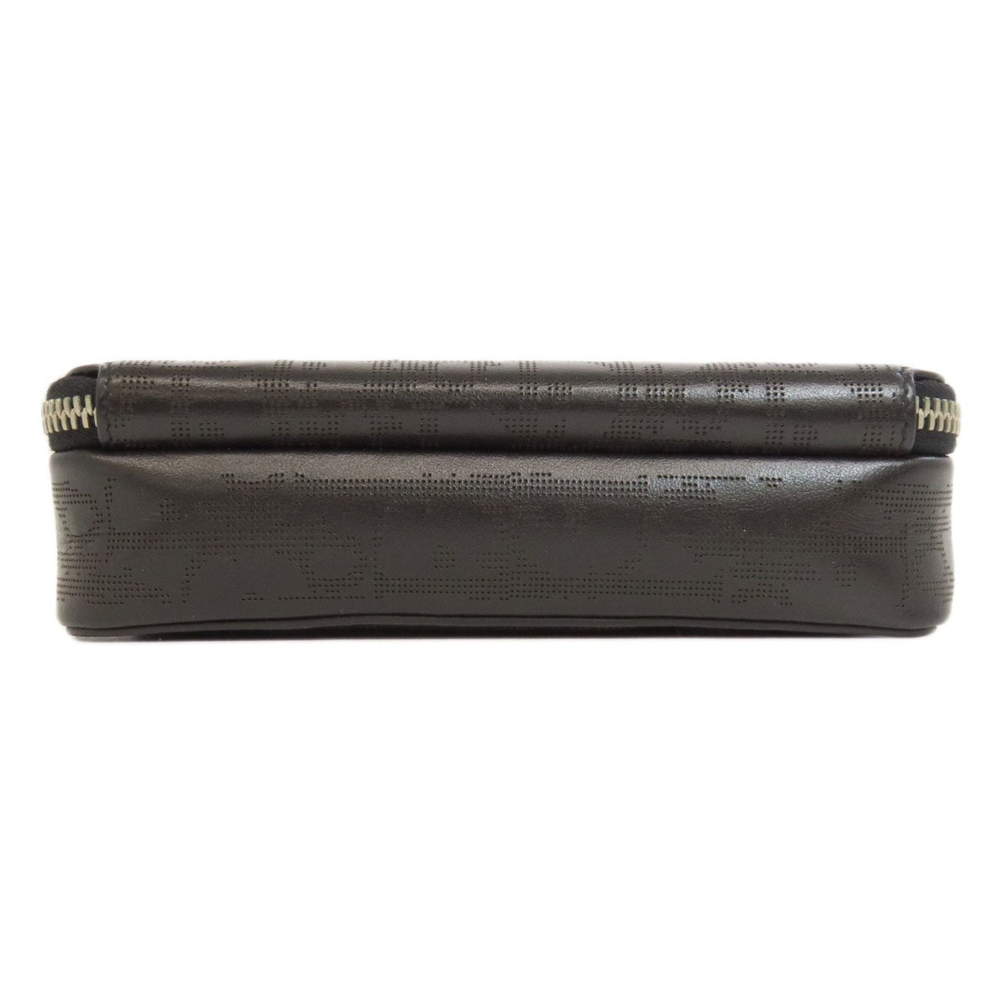 Christian Dior Black Leather Shoulder Bag Style 45