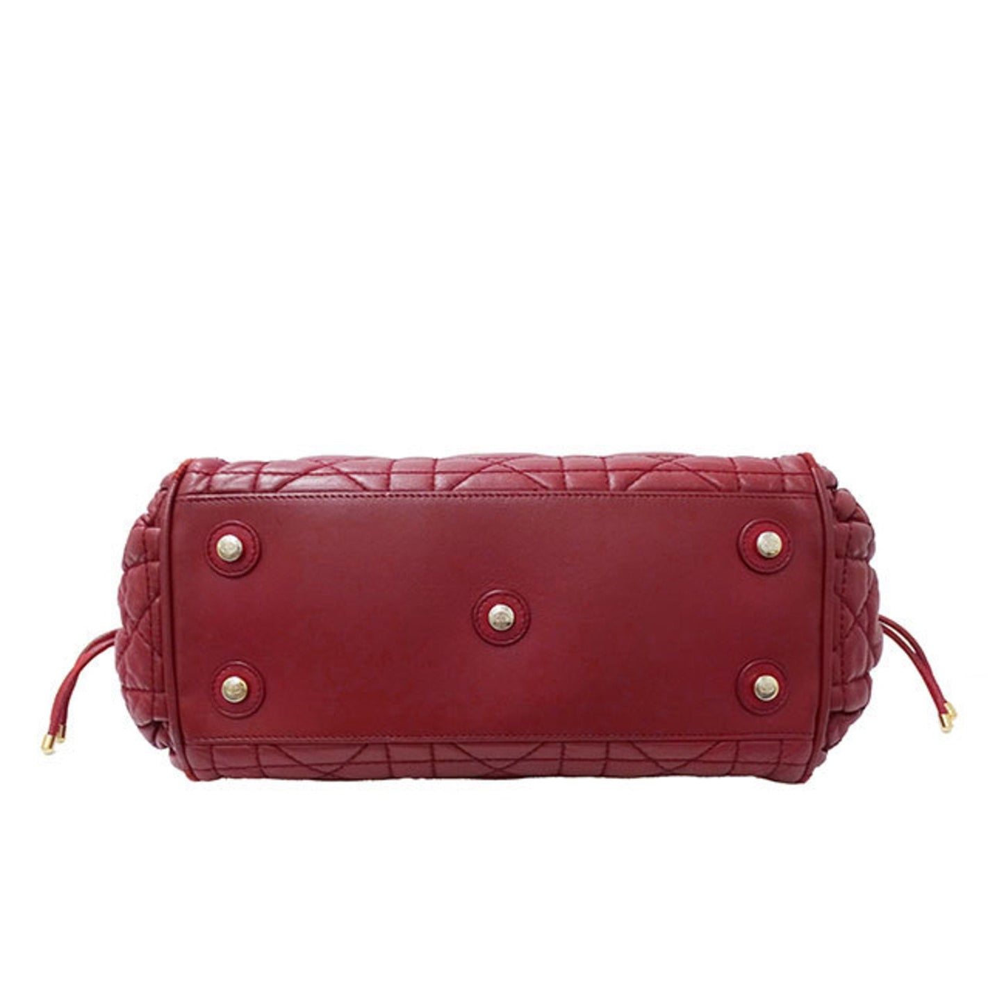 Christian Dior Red Color Leather Handbag Style 2
