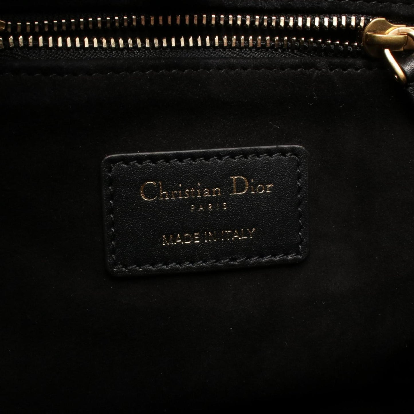 Christian Dior Black Leather Shoulder Bag Style 13