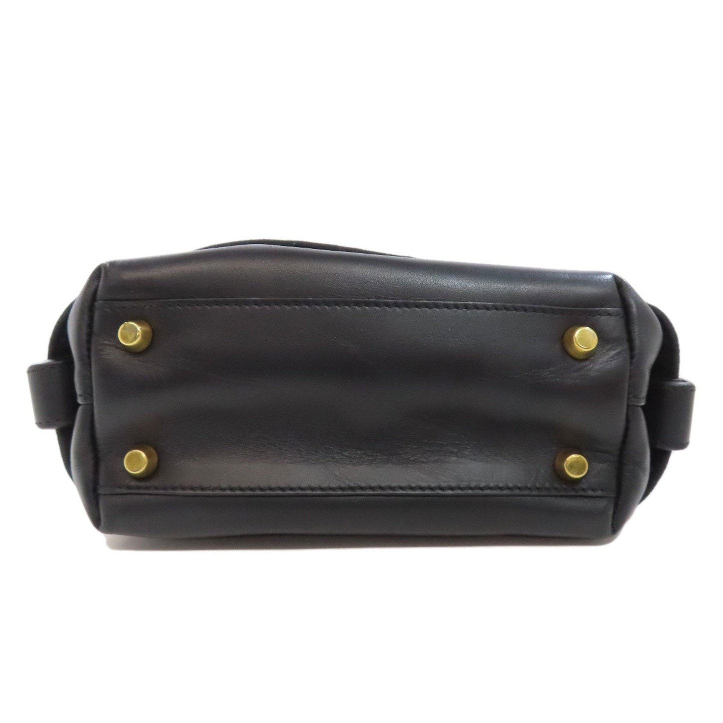 Christian Dior Black Leather Shoulder Bag Style 38