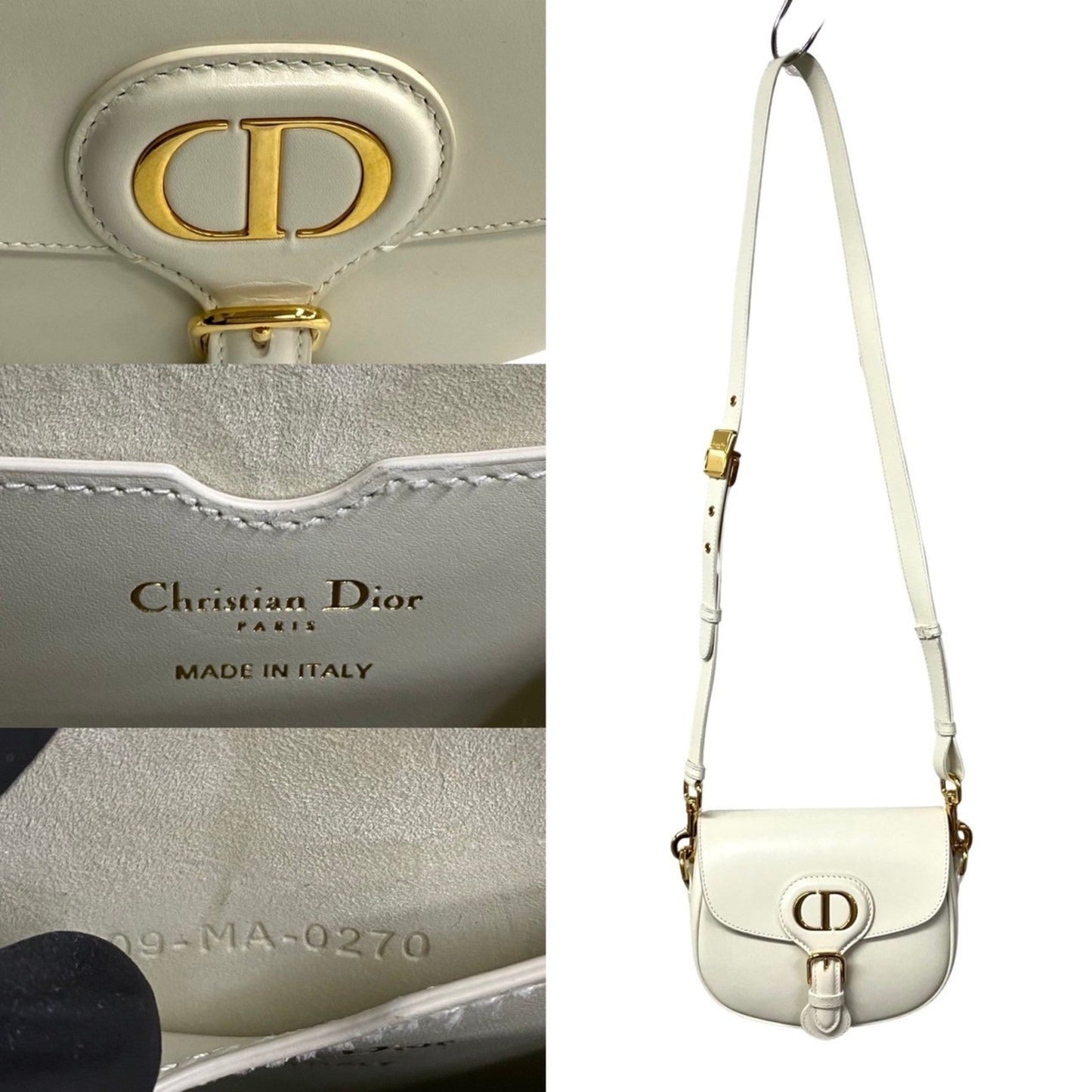 Christian Dior White Shoulder Bag