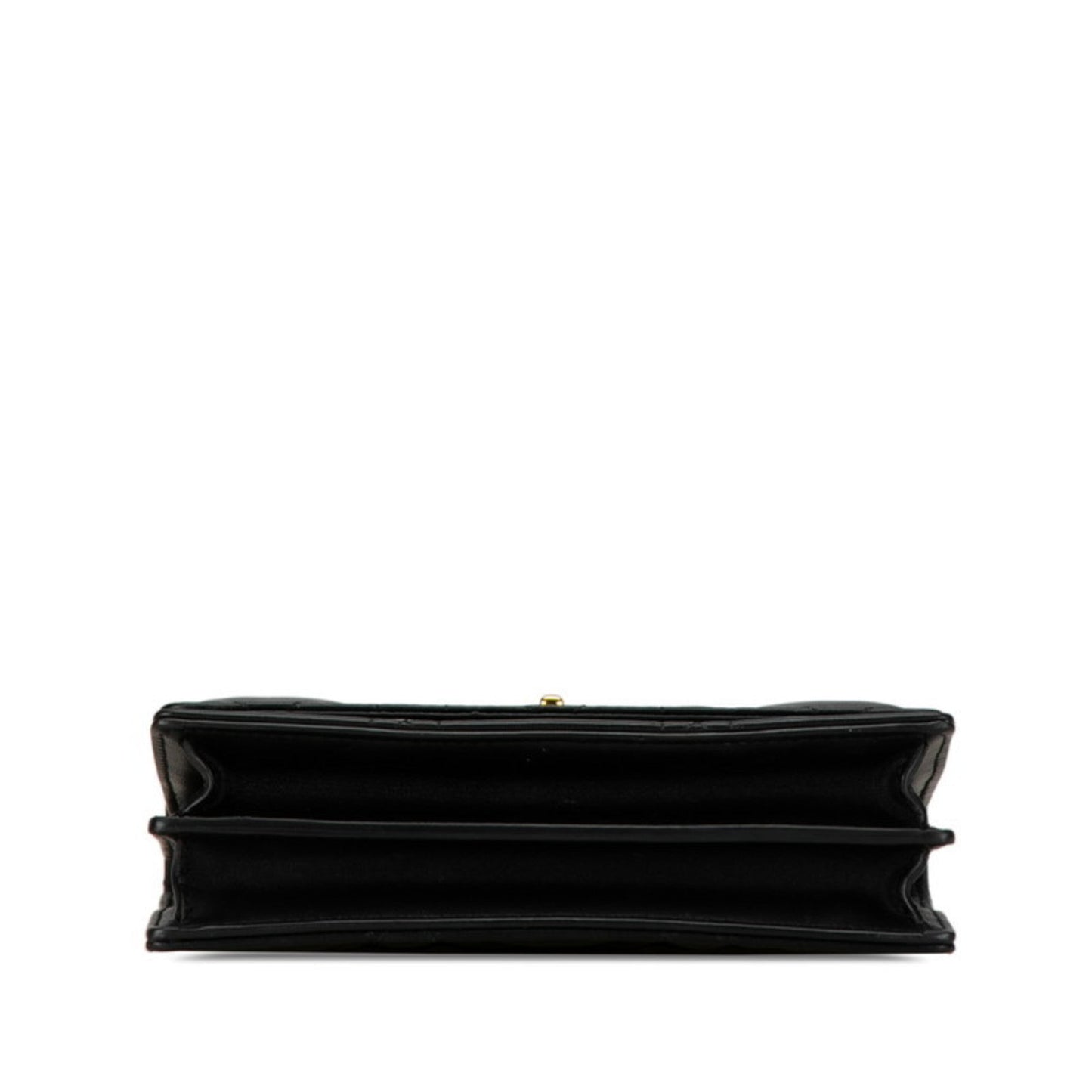 Christian Dior Black Leather Shoulder Bag Style 48