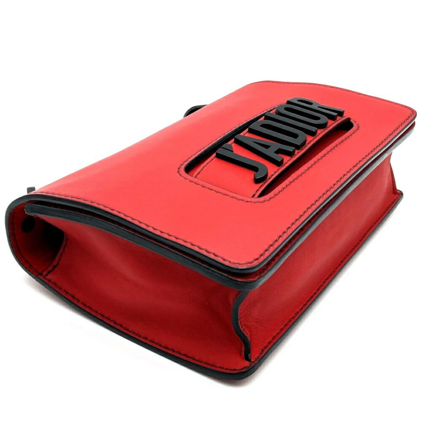 Christian Dior Red Color Leather Shoulder Bag Style 7