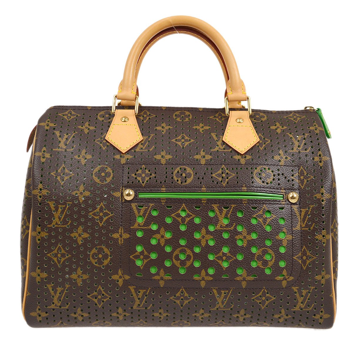 LOUIS VUITTON 2006 SPEEDY 30 MONOGRAM PERFO M95181