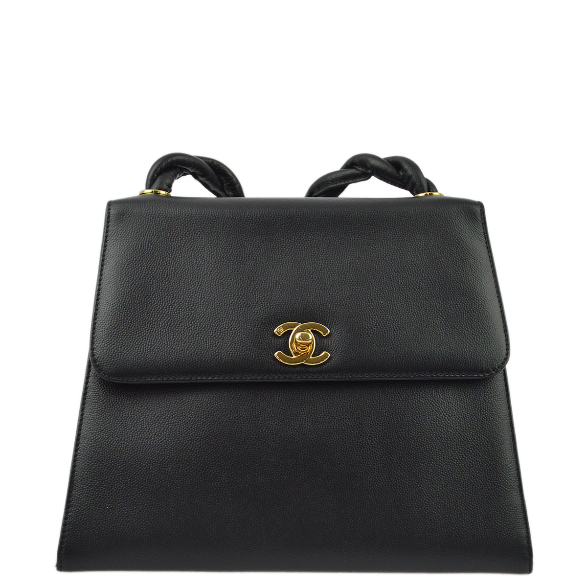 Chanel Caviar Black Shoulder Bag Style