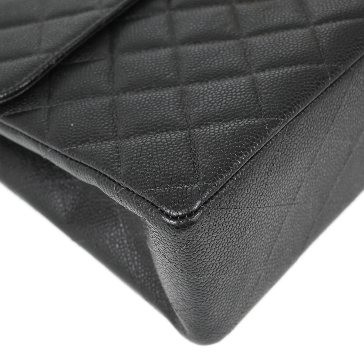 Chanel Classic Flap Caviar Black Shoulder Bag Style 2