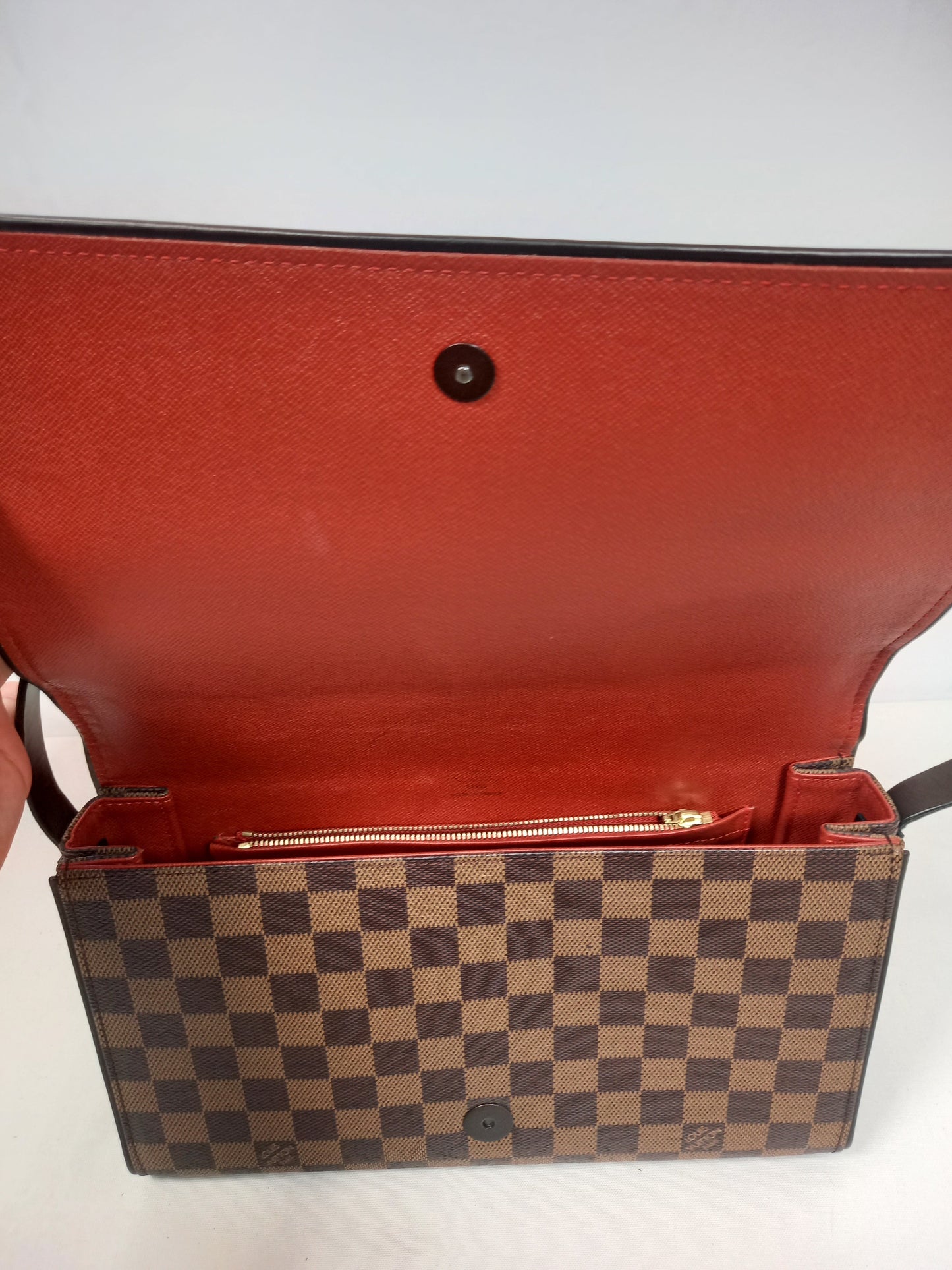 M0804P6 Louis Vuitton Damier Ebene Tribeca Long Shoulder Bag (JP)