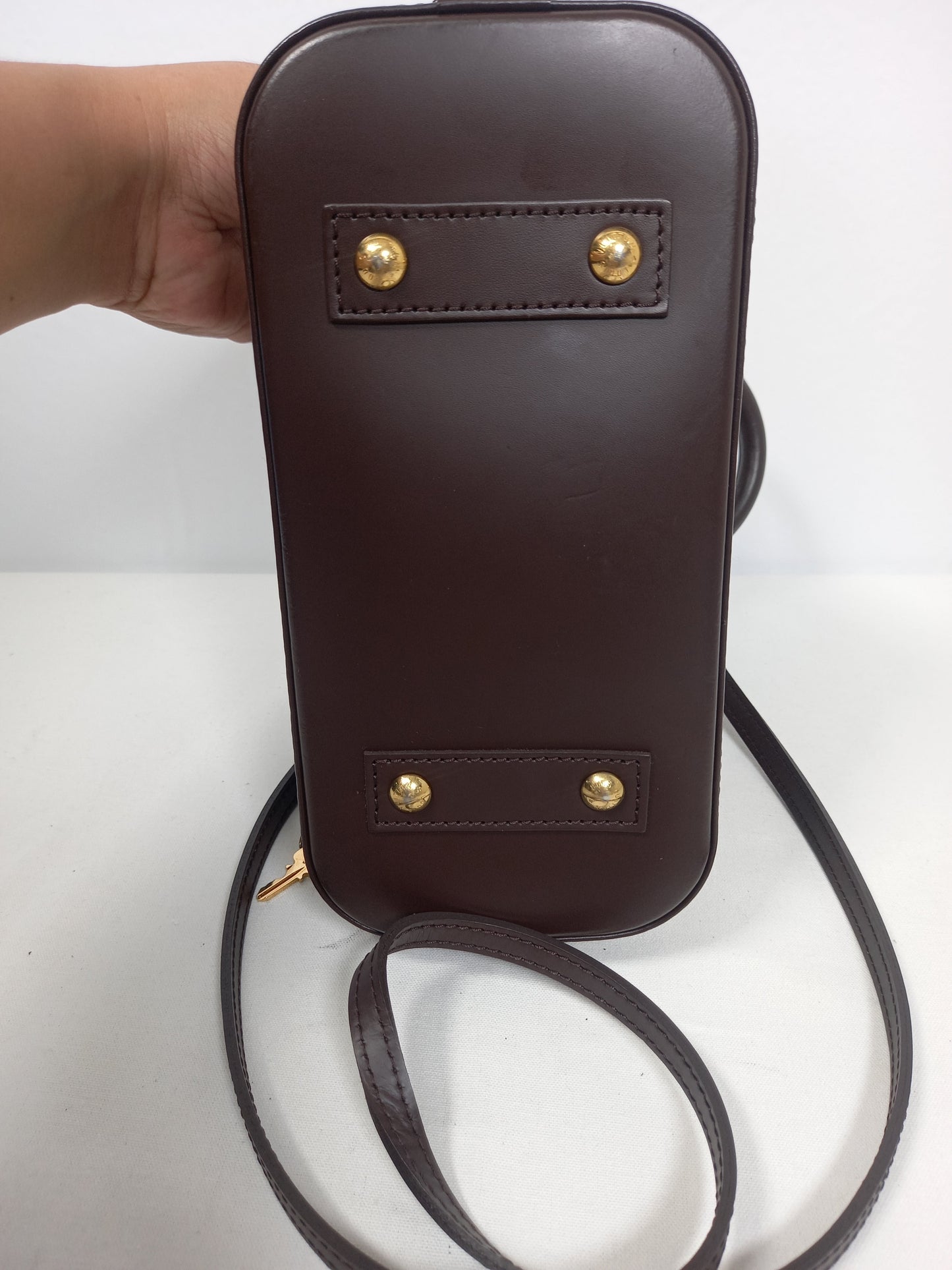 M0804P10 Louis Vuitton Alma BB in Damier Ebene (JP)
