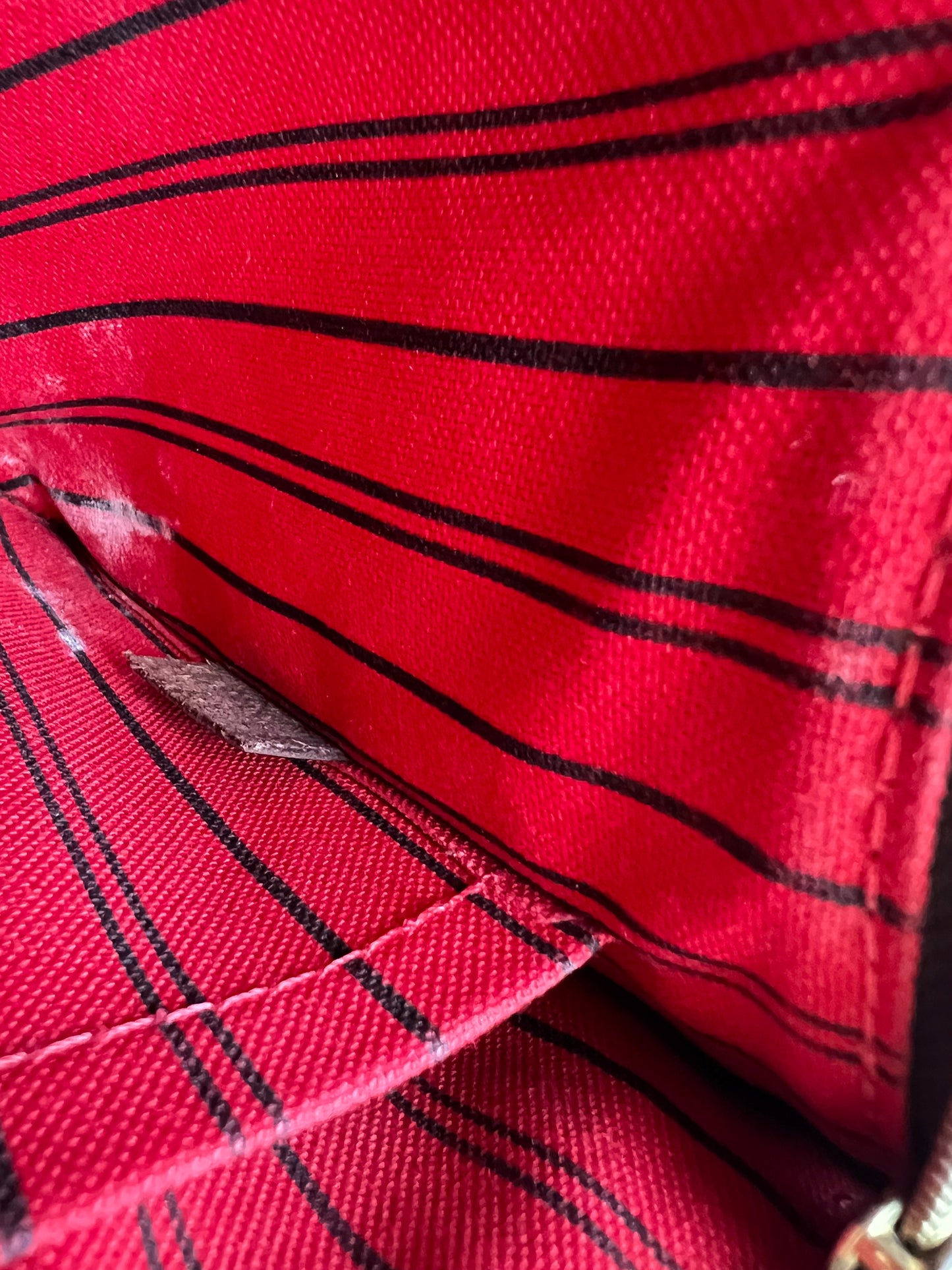 Louis Vuitton Pouch (from Neverfull) in Damier Ebene