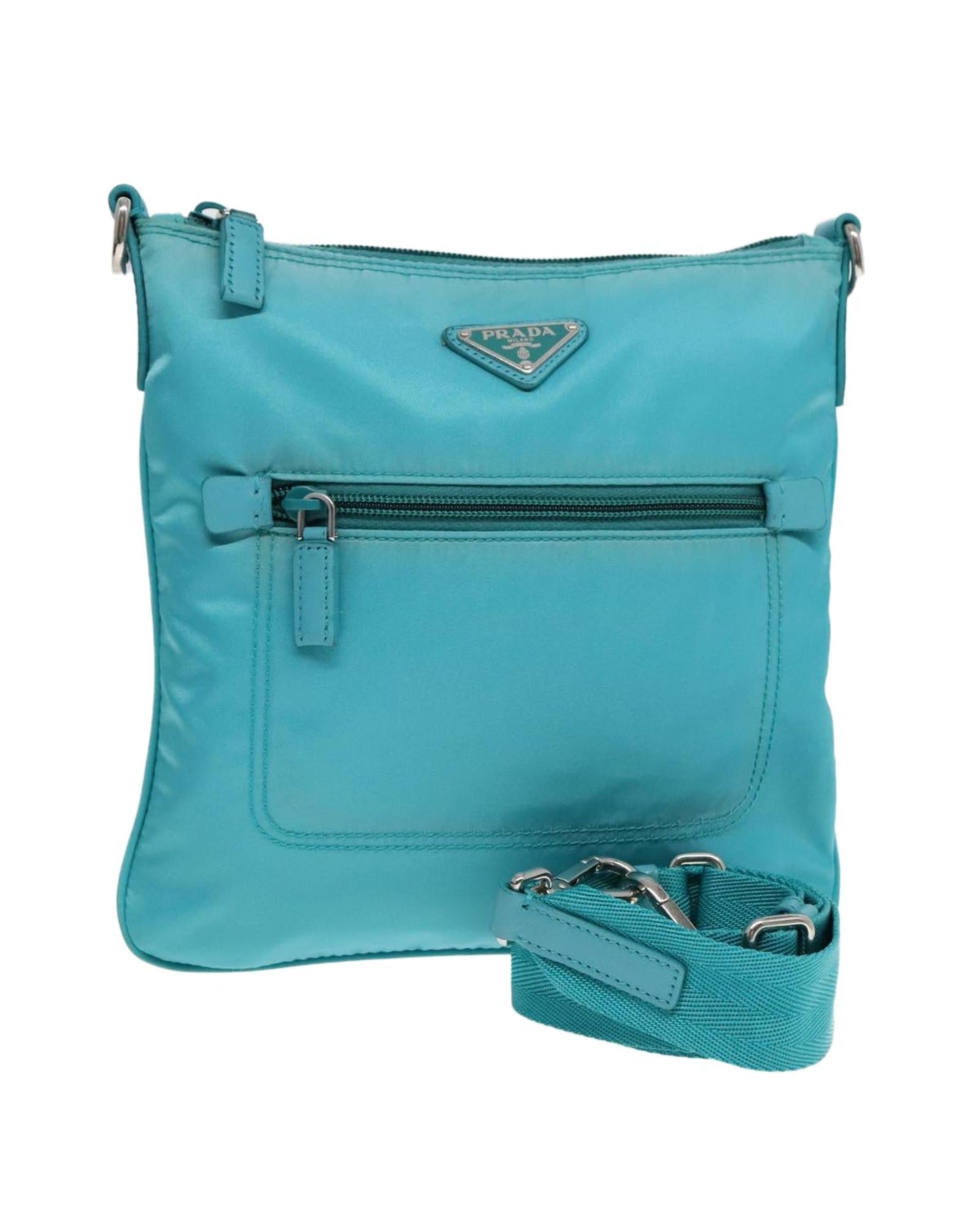 Prada Tesoro Crossbody Teal Nylon