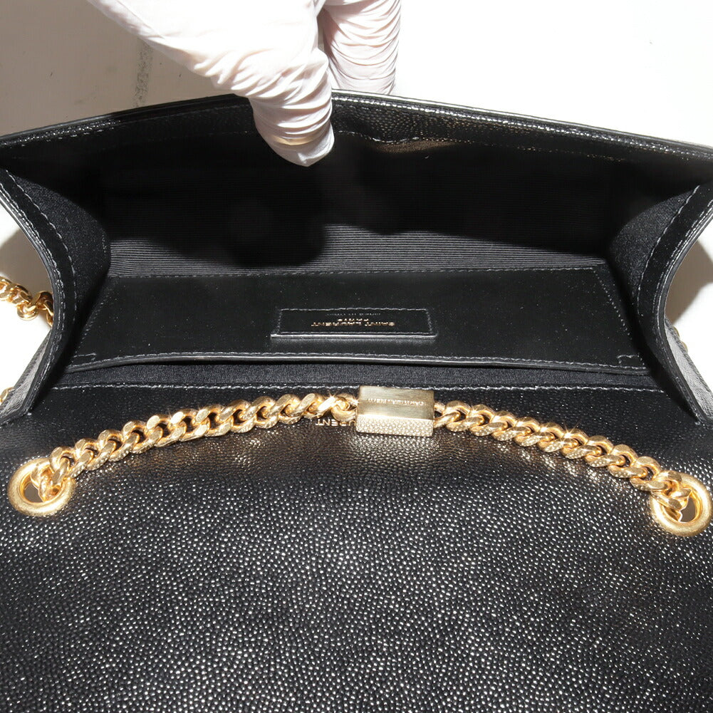 Saint Laurent Kate Grained Calfskin 2Way Shoulder Bag