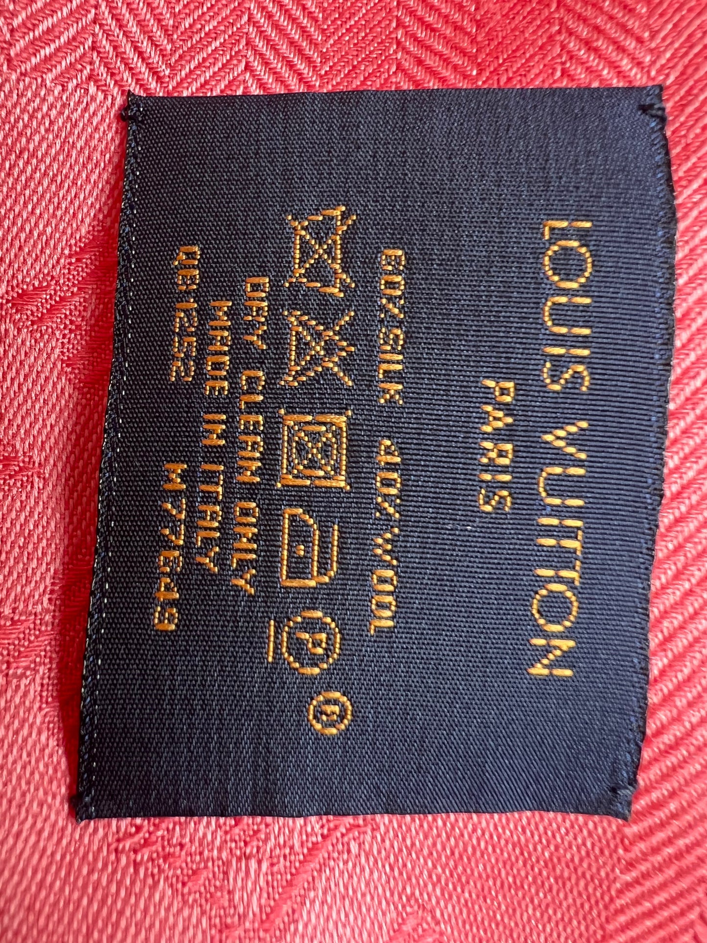 Louis Vuitton Pink Monogram Shawl