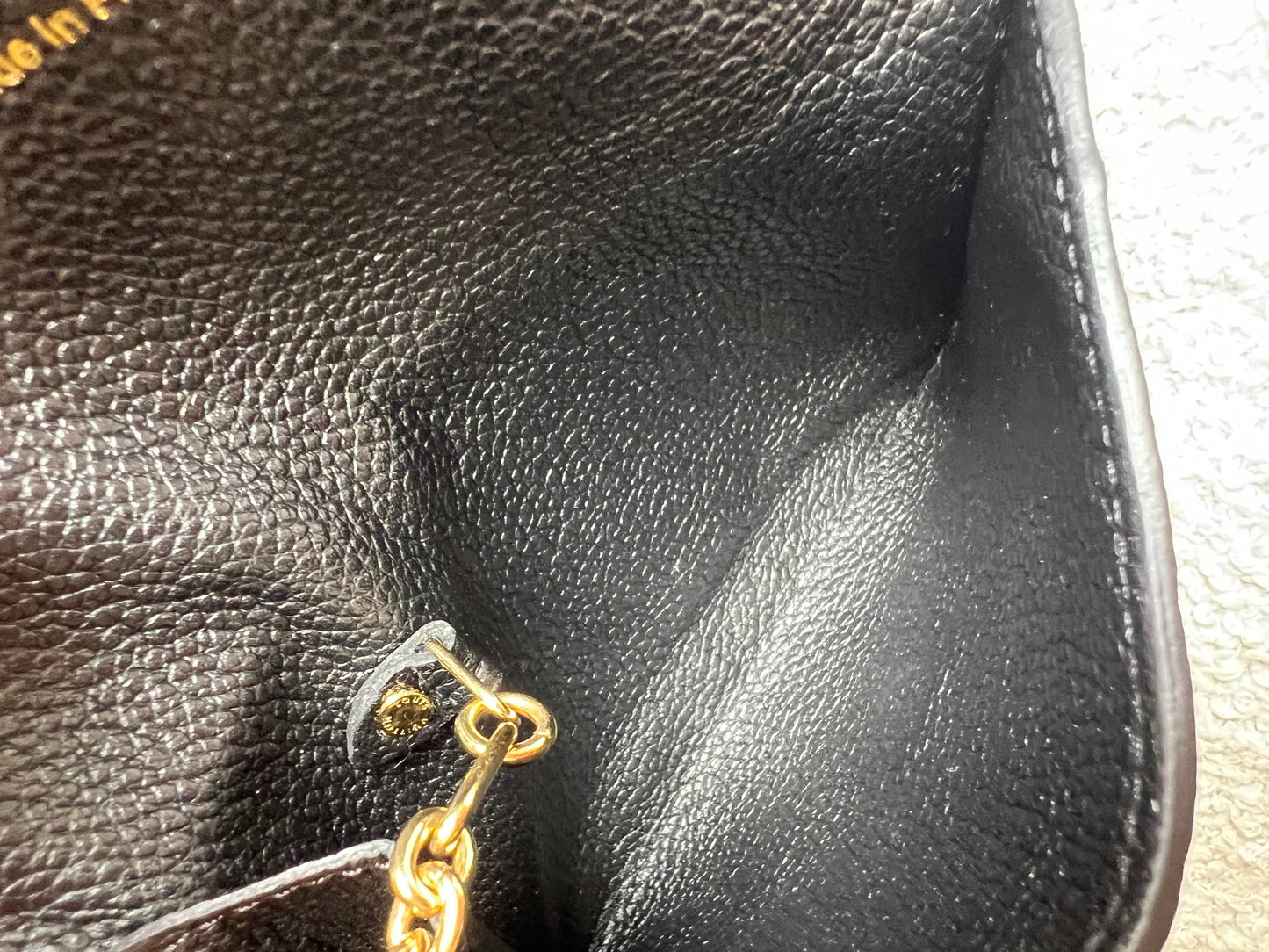 Louis Vuitton Key Pouch Black Empreinte