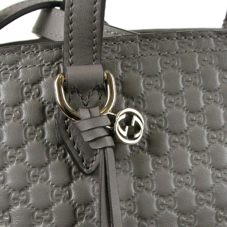 MLB Gucci Leather One-Shoulder Crossbody Handbag Grey 449241-BMJ1G-1226