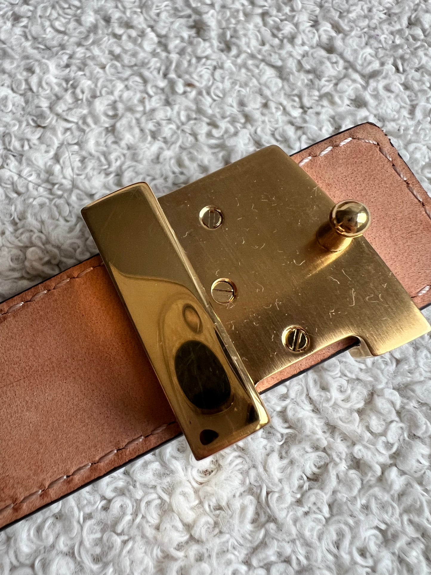 Louis Vuitton Initials Belt Monogram Size 95