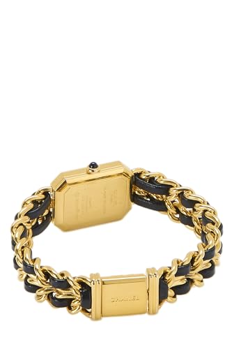 Chanel, Black & Gold Premiere Watch Large, Black