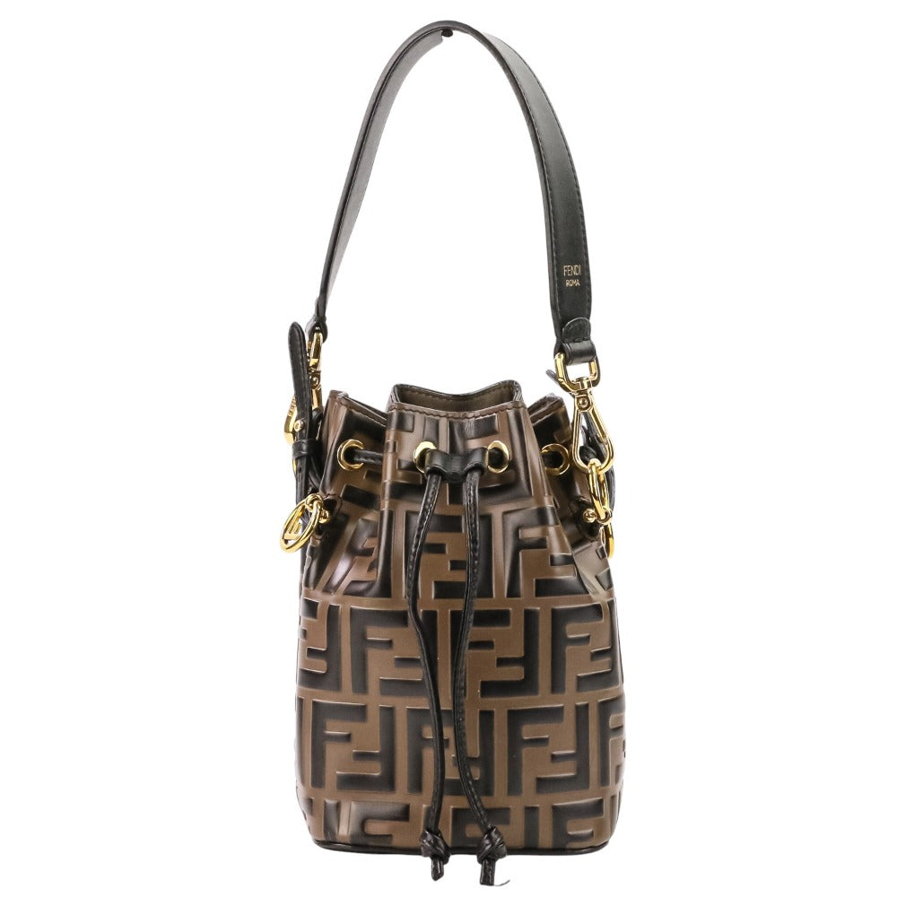 Fendi Mini Mon Tresor Calf Shoulder Bag