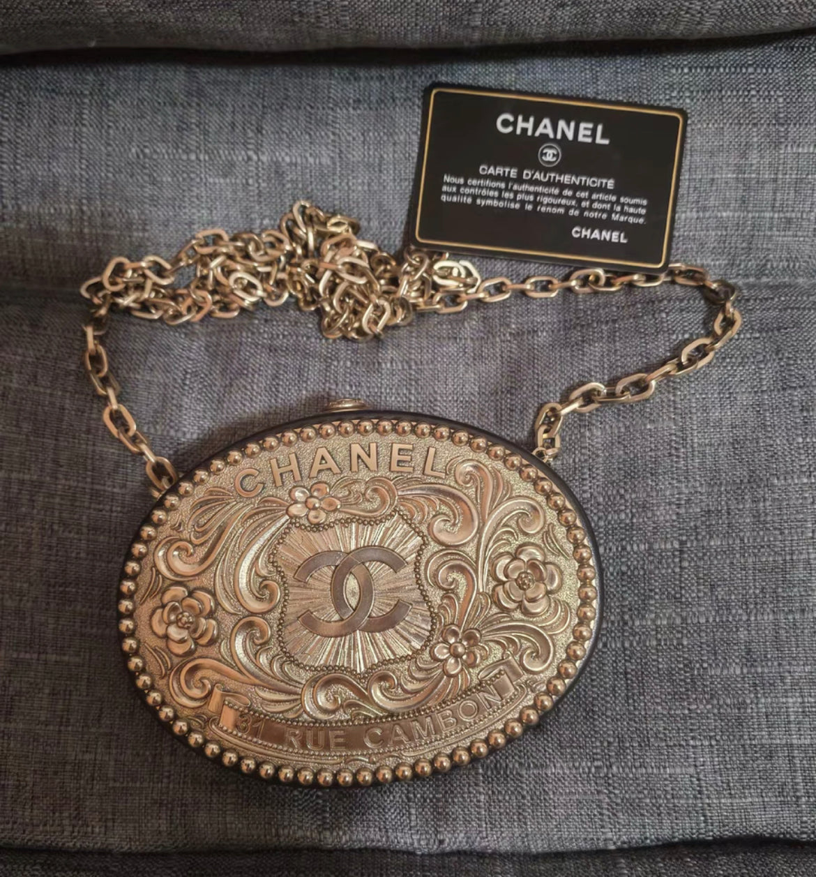 Chanel Cambon Lambskin Black Crossbody