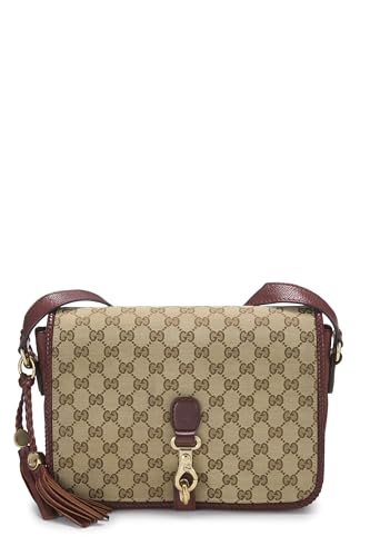 Gucci, Burgundy Original GG Canvas Marrakech Crossbody, Burgundy
