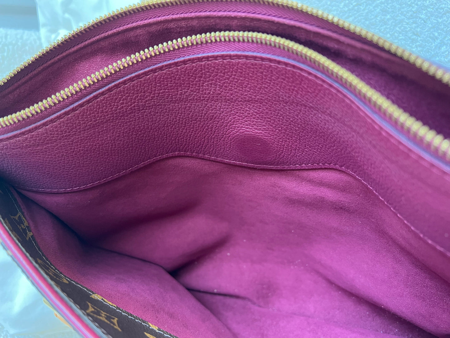 Louis Vuitton Pallas Tote in Monogram and Fuchsia (RRP £1960)