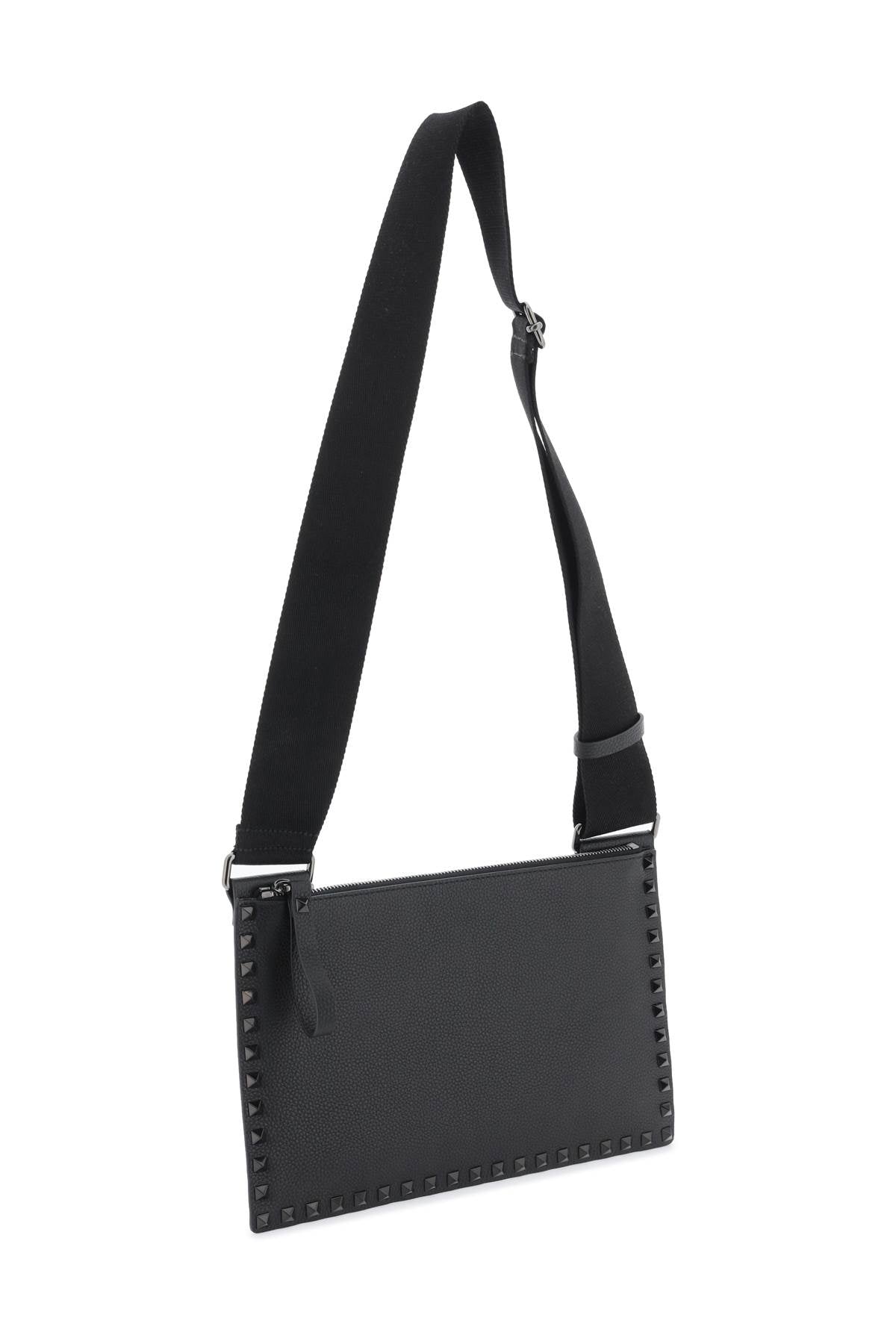 Valentino Garavani Rockstud Flat Crossbody Bag Men