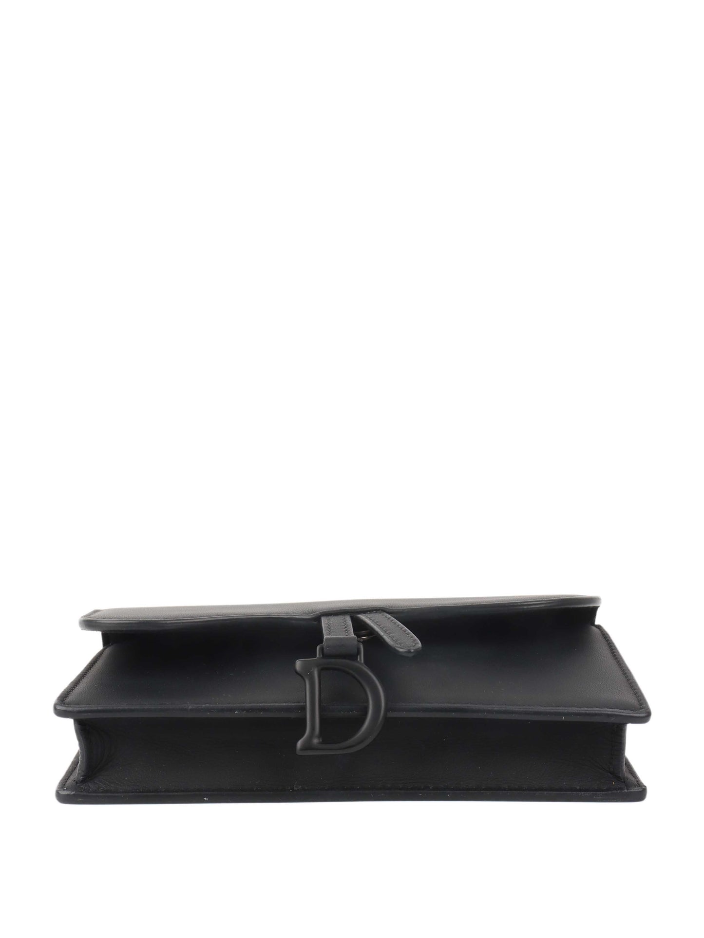 Dior Saddle Leather Crossbody Black
