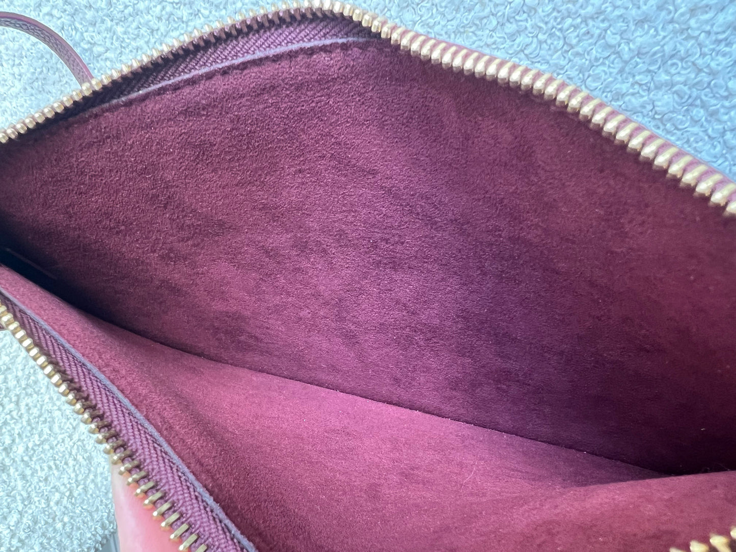 Louis Vuitton Pouch (from Neverfull) Wine Empreinte