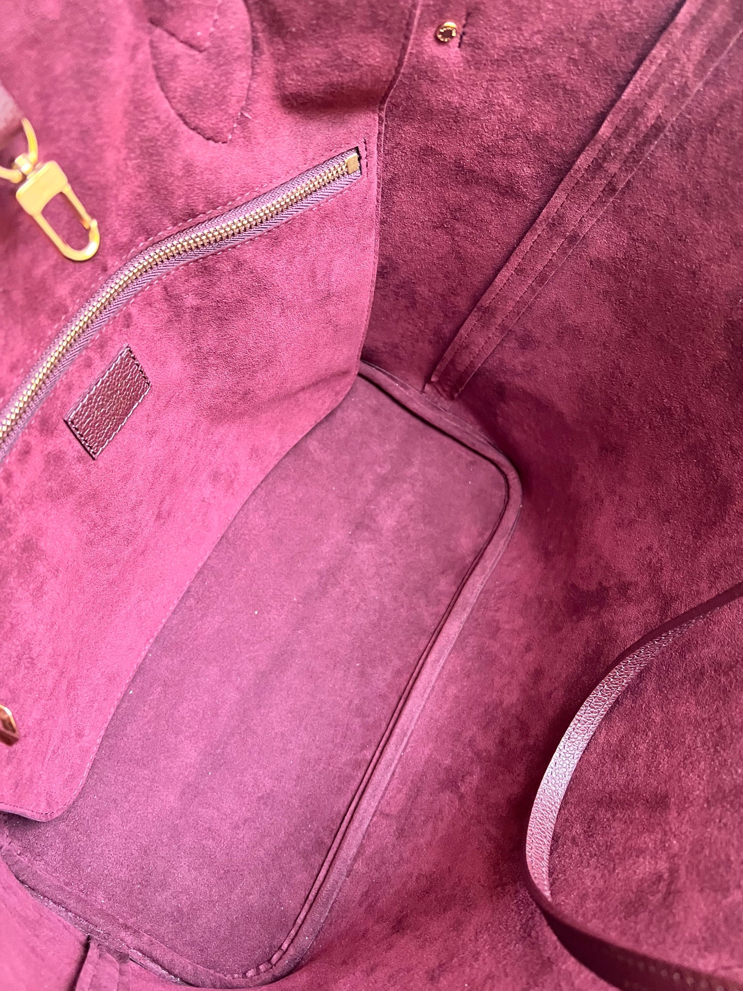 Louis Vuitton Neverfull MM Wine Empreinte (RRP £1,970)