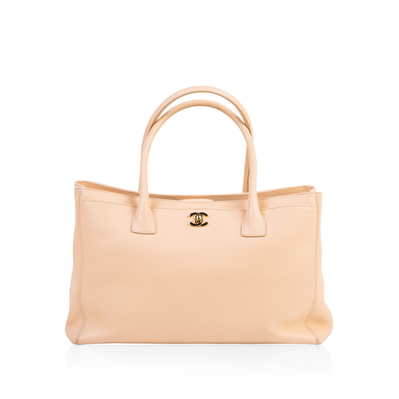 Chanel Timeless Lambskin Gold Tote Bag