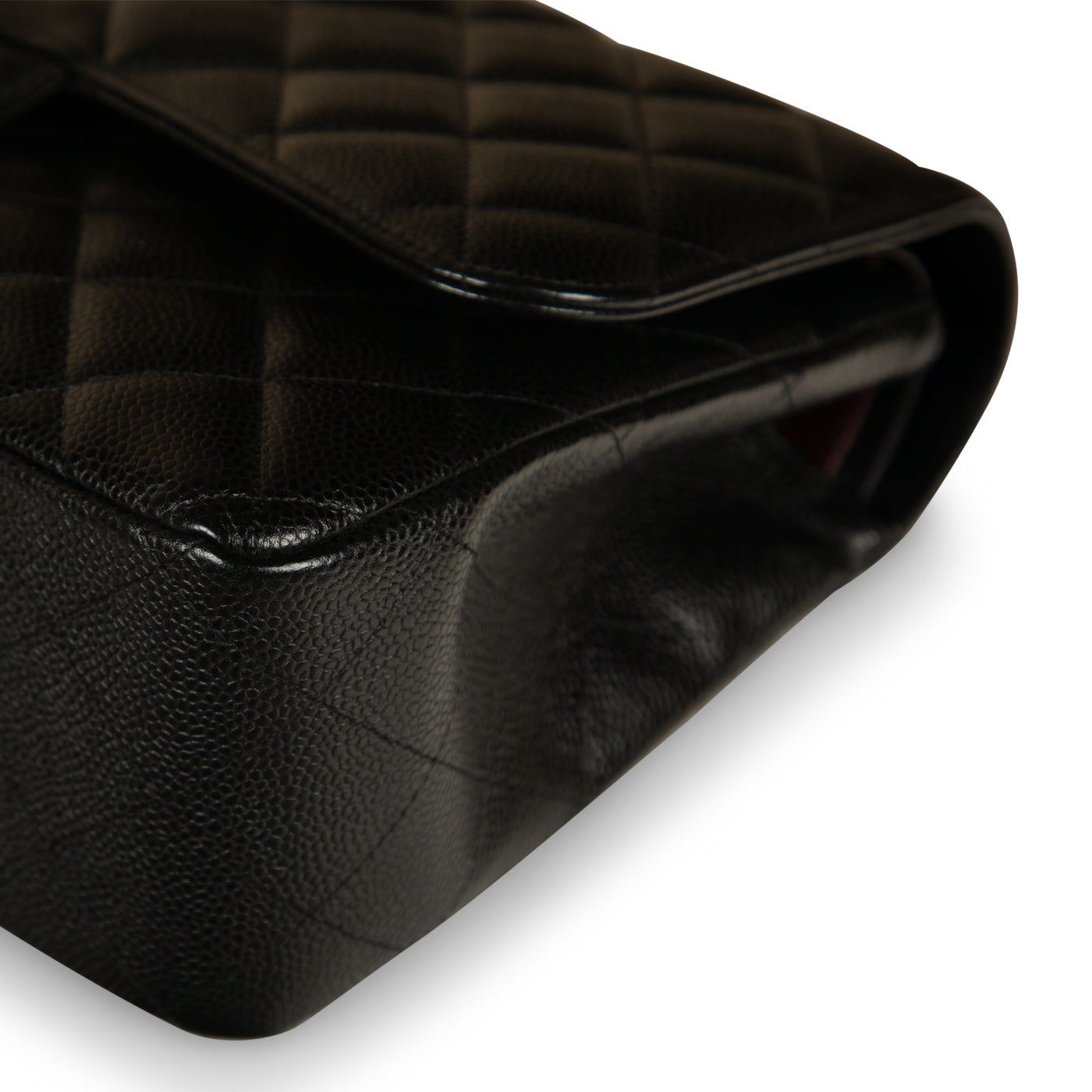 Chanel Classic Flap Caviar Black Shoulder Bag Style 28