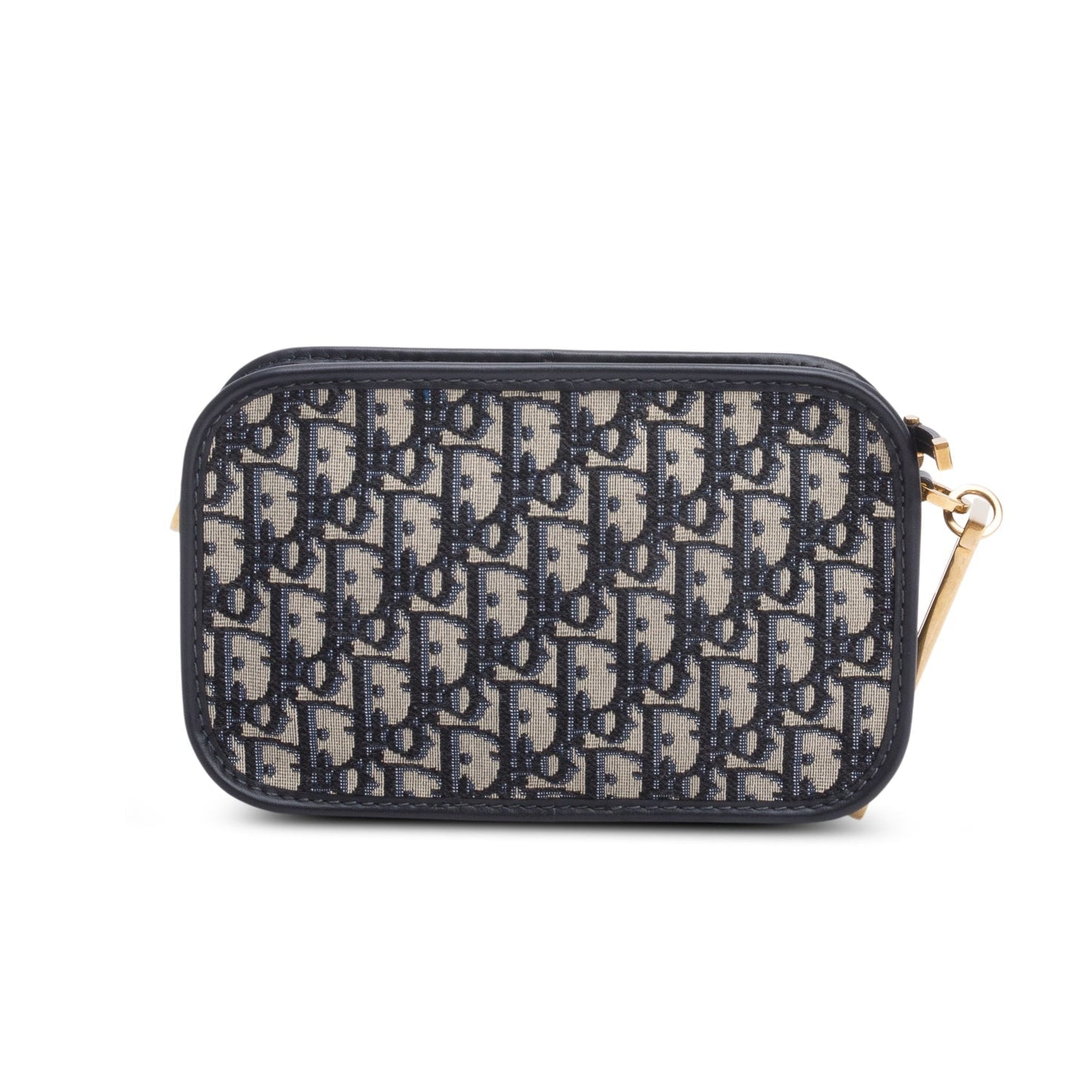 Christian Dior Navy Oblique Diorquake Clutch