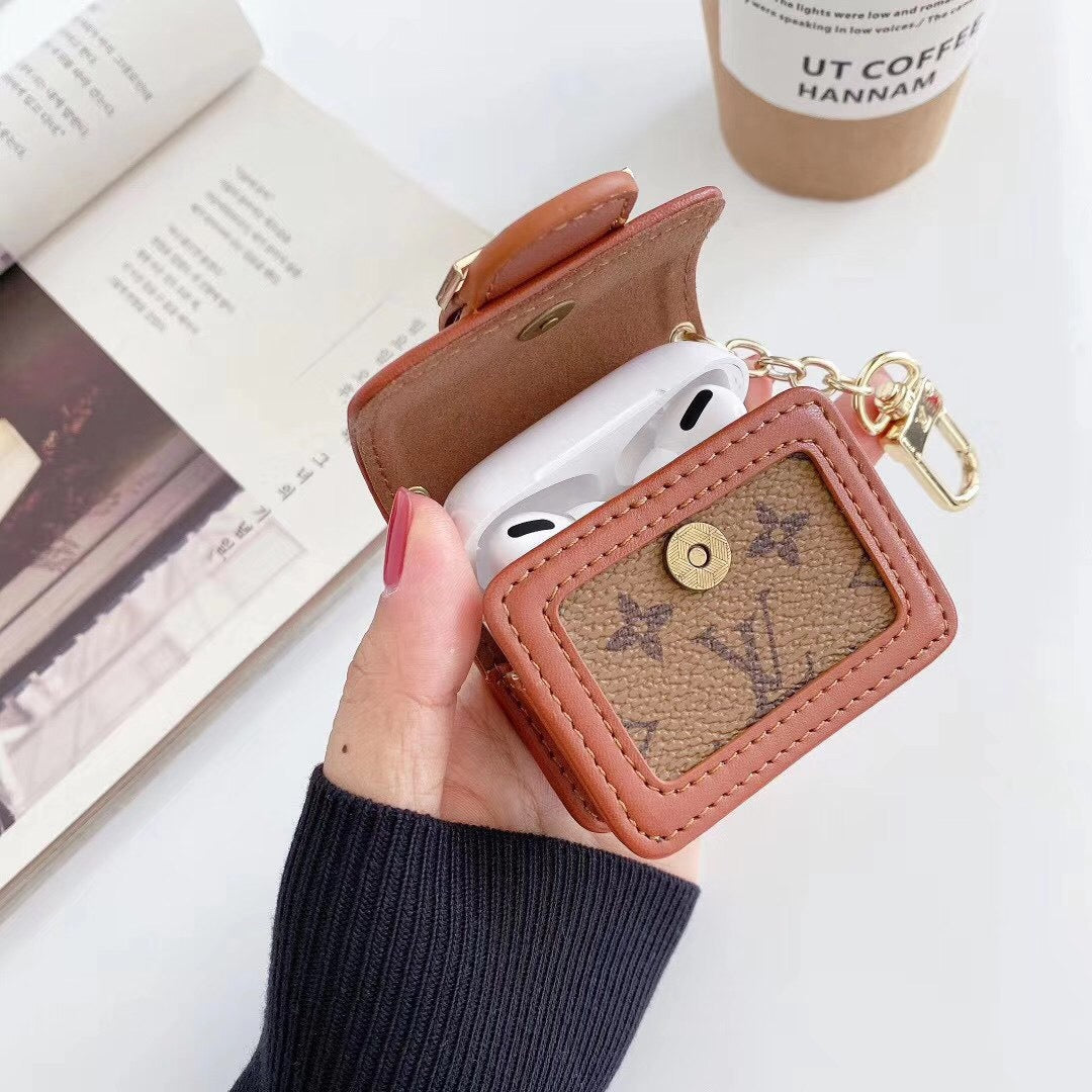 Louis Vuitton AirPods Case Style for 1 2 3 Pro Generation