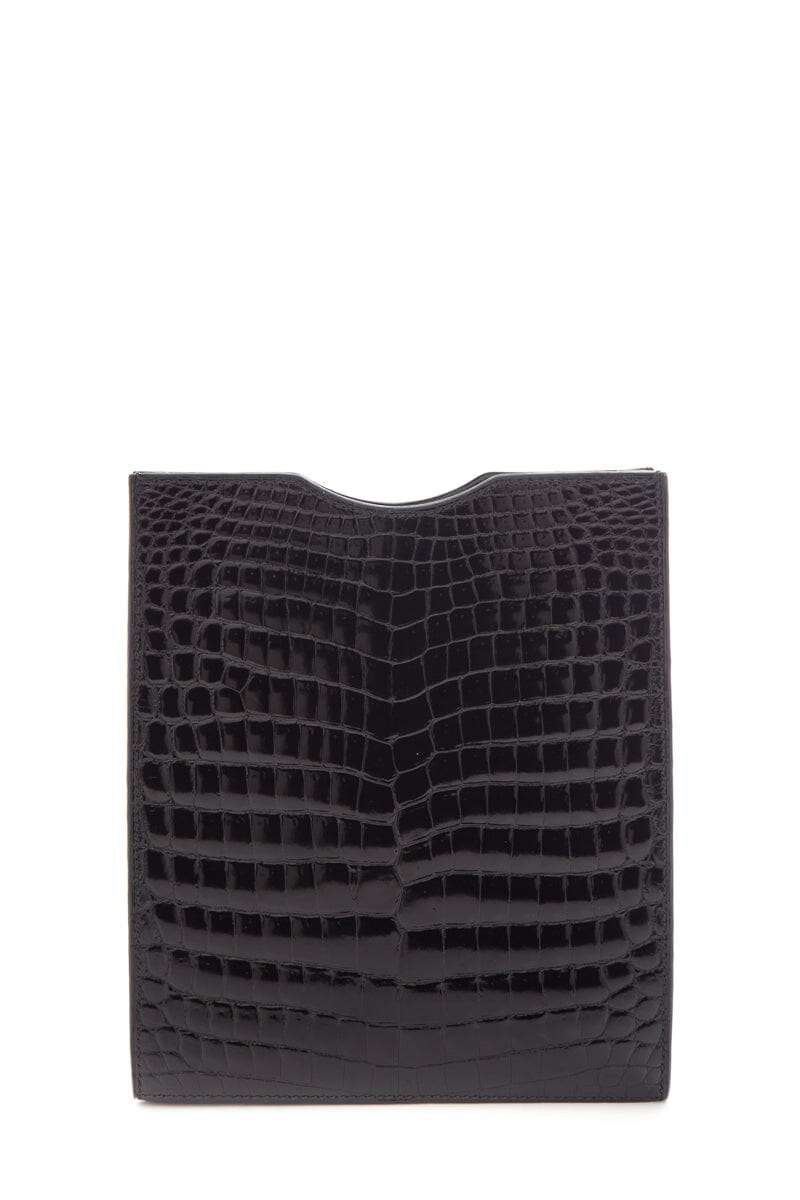 Hermès Black Crocodile Niloticus Onimaitou Crossbody