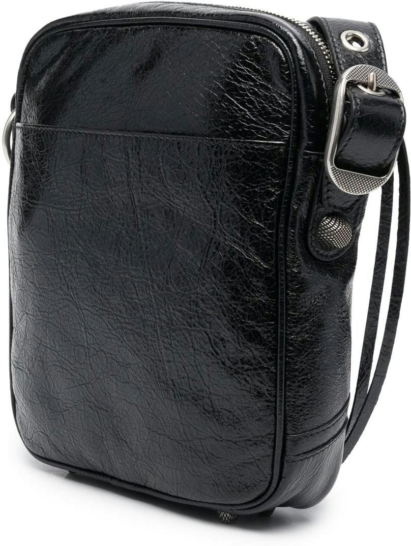 LE CAGOLE LEATHER CROSSBODY BAG