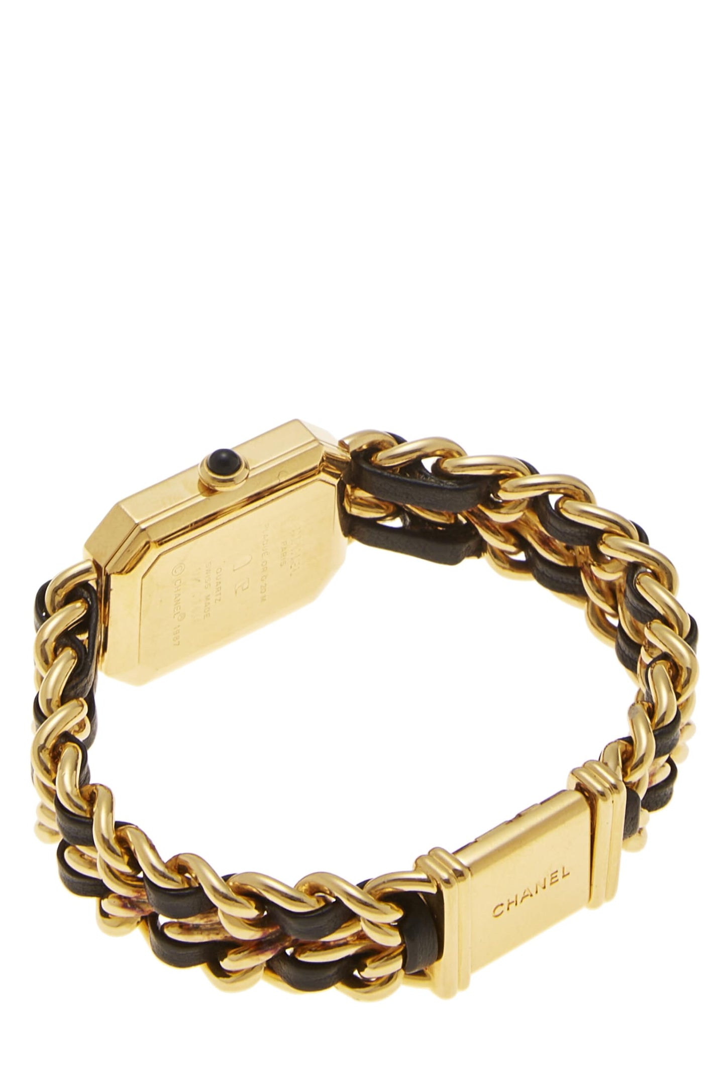 Chanel, Black & Gold Premiere Watch Medium, Black